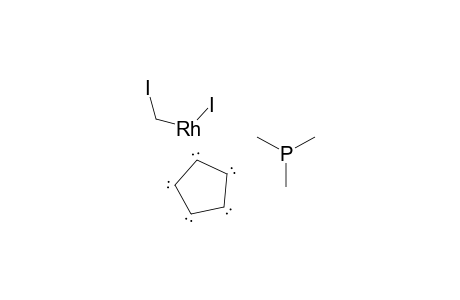 Rhodium, (.eta.5-2,4-cyclopentadien-1-yl)iodo(iodomethyl)(trimethylp hosphine)-