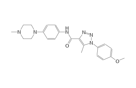 1H-1,2,3-triazole-4-carboxamide, 1-(4-methoxyphenyl)-5-methyl-N-[4-(4-methyl-1-piperazinyl)phenyl]-