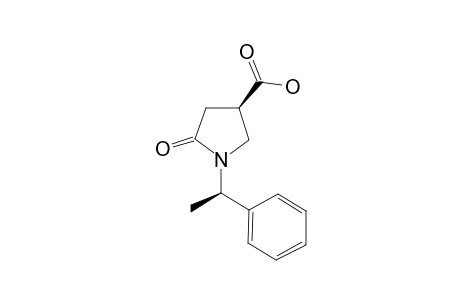 (1'R,3R)-(+)-1-(1'-Phenylethyl)-5-oxo-3-pyrrolidinecarboxylic acid