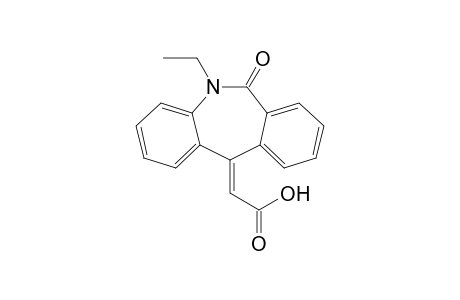 5,6-Dihydro-11-[(hydroxycarbonyl)methylene]-11H-5-ethyldibenzo[b,e]azepin-6-one