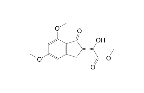 Methyl 2-hydroxy-2-(5,7-dimethyoxy-1-oxo-1H-inden-2(3H)-ylidene)acetate