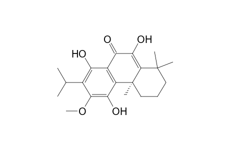 9(1H)-Phenanthrenone, 2,3,4,4a-tetrahydro-5,8,10-trihydroxy-6-methoxy-1,1,4a-trimethyl-7-(1-methylethyl)-, (S)-