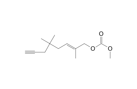 (E)- 2,5,5-Trimethyloct-2-en-7-yn-1-ol methyl carbonate