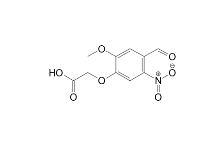 Acetic acid, 2-(4-formyl-2-methoxy-5-nitrophenoxy)-
