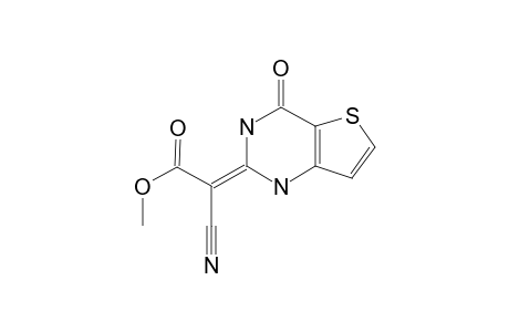 METHYL-2-CYANO-2-(1,2,3,4-TETRAHYDRO-4-OXOTHIENO-[3,2-D]-PYRIDIN-2-YLIDENE)-ACETATE
