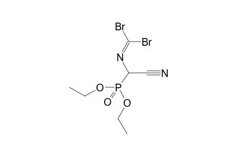 2-(dibromomethylideneamino)-2-diethoxyphosphorylacetonitrile