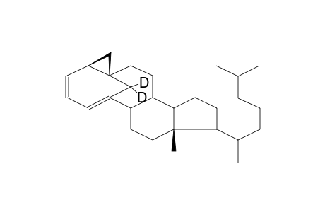 [10A,10A-DIDEUTERIO]-4BETA,5-CYCLOPROPANO-5(10A)-HOMO-19-NOR-5BETA-CHOLESTA-1(10),2-DIENE