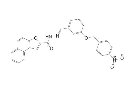 N'-((E)-{3-[(4-nitrobenzyl)oxy]phenyl}methylidene)naphtho[2,1-b]furan-2-carbohydrazide