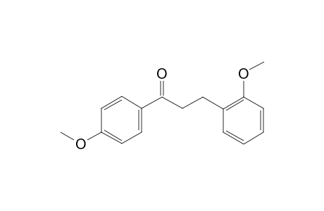 1-(4-methoxyphenyl)-3-(2-methoxyphenyl)-1-propanone