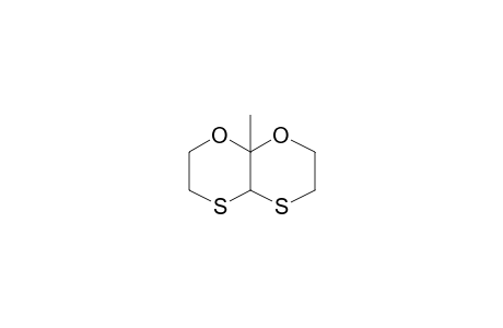 [1,4]Oxathiino[2,3-B]-1,4-oxathiin, hexahydro-8A-methyl-