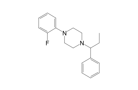 1-(1-Phenylprop-1-yl)-4-(2-fluorophenyl)piperazine