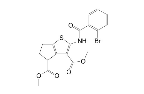 4H-cyclopenta[b]thiophene-3,4-dicarboxylic acid, 2-[(2-bromobenzoyl)amino]-5,6-dihydro-, dimethyl ester