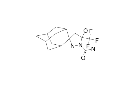 5'-hydroxy-5'-(trifluoromethyl)spiro[adamantane-2,3'-pyrazolidine]-1'-carboxamide