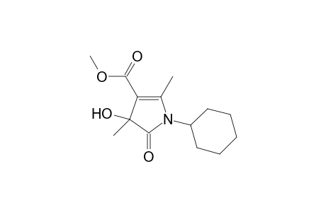 Methyl 1-cyclohexyl-4-hydroxy-2,4-dimethyl-5-oxo-pyrrole-3-carboxylate