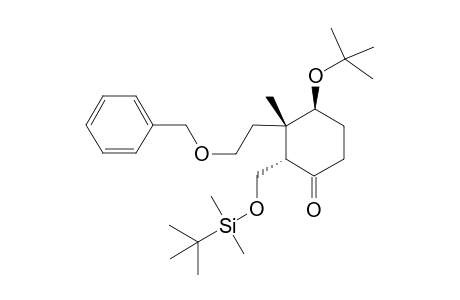 (2S,3S,4S)-2-[[tert-butyl(dimethyl)silyl]oxymethyl]-3-methyl-4-[(2-methylpropan-2-yl)oxy]-3-(2-phenylmethoxyethyl)-1-cyclohexanone