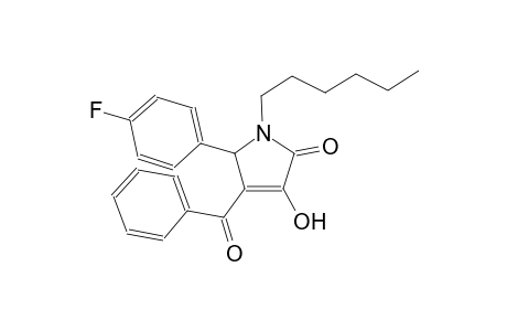 2H-pyrrol-2-one, 4-benzoyl-5-(4-fluorophenyl)-1-hexyl-1,5-dihydro-3-hydroxy-