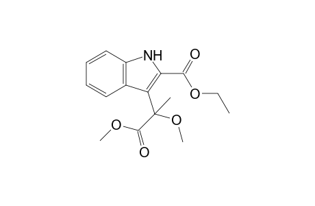 3-(1,2-dimethoxy-1-oxopropan-2-yl)-1H-indole-2-carboxylic acid ethyl ester