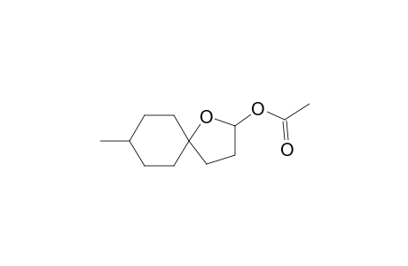 Acetic acid 8-methyl-1-oxa-spiro[4.5]dec-2-yl ester