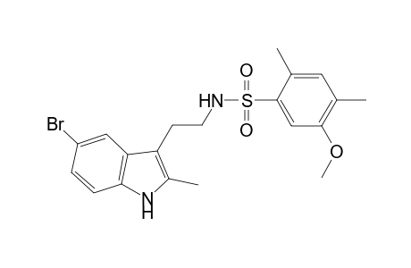N-[2-(5-bromanyl-2-methyl-1H-indol-3-yl)ethyl]-5-methoxy-2,4-dimethyl-benzenesulfonamide