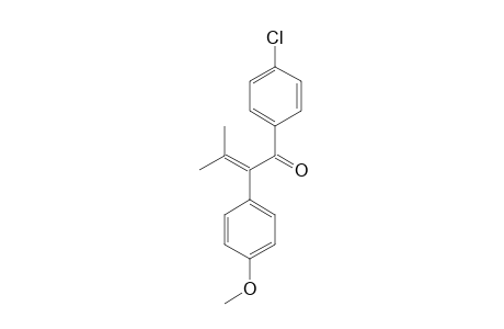 1-(4-Chlorophenyl)-2-(4-methoxyphenyl)-3-methylbut-2-en-1-one