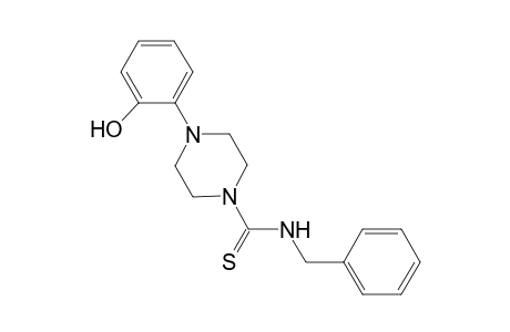 4-(2-hydroxyphenyl)-N-(phenylmethyl)-1-piperazinecarbothioamide