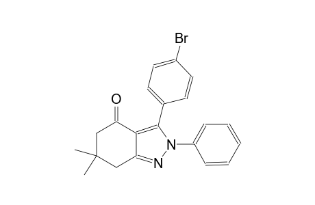 4H-indazol-4-one, 3-(4-bromophenyl)-2,5,6,7-tetrahydro-6,6-dimethyl-2-phenyl-