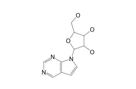 7.beta.-D-Ribofuranosyl-pyrrolo(2,3-D)pyrimidine