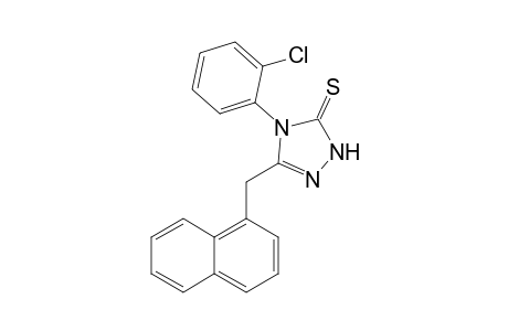 4-(2-Chlorophenyl)-5-(1-naphthylmethyl)-1,2,4-triazole-3-thione