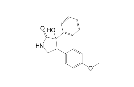 4-(4-Methoxyphenyl)-3-phenylpyrrolidin-3-ol-2-one