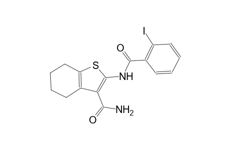 2-[(2-iodanylphenyl)carbonylamino]-4,5,6,7-tetrahydro-1-benzothiophene-3-carboxamide