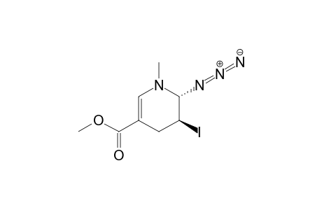 Methyl trans-2-azido-3-iodo-1-methyl-1,2,3,4-tetrahydropyridine-5-carboxylate