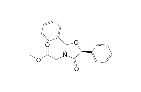 Methyl (5' S)-[4''-oxo-2',5'-diphenyloxazolidin-3'-yl)acetate