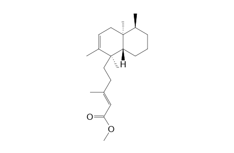 (-)-CLERODA-7,13E-DIEN-15-OIC-ACID-METHYLESTER