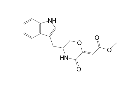 (Z)-Methyl 2-(5-((1H-indol-3-yl)methyl)-3-oxomorpholin-2-ylidene)-acetate