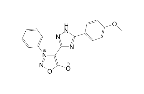 5-(4-Methoxyphenyl)-3-(3-phenylsydnon-4-yl)-1H-[1,2,4]triazole