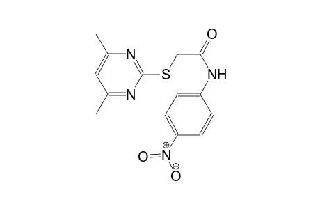 2-[(4,6-dimethyl-2-pyrimidinyl)sulfanyl]-N-(4-nitrophenyl)acetamide
