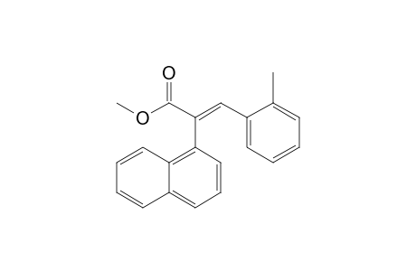 Methyl 2-(1'-naphthyl)-3-(2"-methylphenyl)propenoate