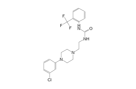 urea, N-[2-[4-(3-chlorophenyl)-1-piperazinyl]ethyl]-N'-[2-(trifluoromethyl)phenyl]-