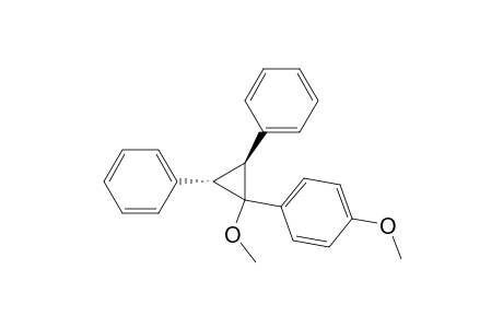 Benzene, 1-methoxy-4-(1-methoxy-2,3-diphenylcyclopropyl)-, (1.alpha.,2.alpha.,3.beta.)-