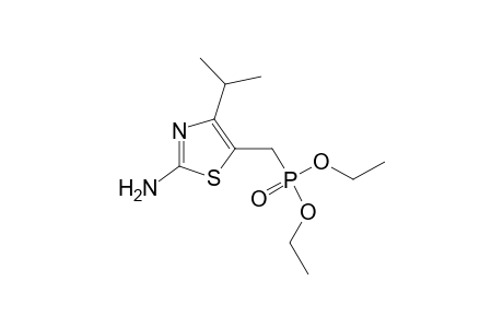 Phosphonic acid, [[2-amino-4-(1-methylethyl)-5-thiazolyl]methyl]-, diethyl ester