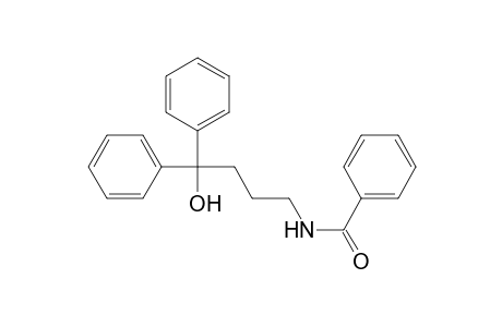 Benzamide, N-(4-hydroxy-4,4-diphenylbutyl)-