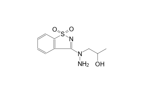 2-propanol, 1-[1-(1,1-dioxido-1,2-benzisothiazol-3-yl)hydrazino]-