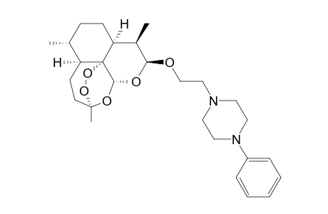 12-BETA-[2-(4-N-PHENYLPIPERAZINO)-ETHOXY]-DIHYDROARTEMISININ