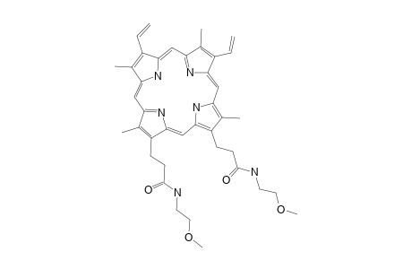 7,12-DIETHENYL-N,N'-BIS-(2-METHOXYETHYL)-3,8,13,17-TETRAMETHYL-21H,23H-PORPHYRIN-2,18-DIPROPANAMIDE