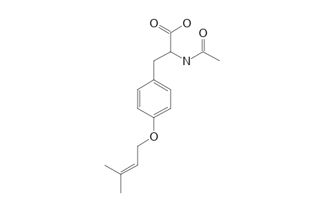 2-acetamido-3-[4-(3-methylbut-2-enoxy)phenyl]propionic acid