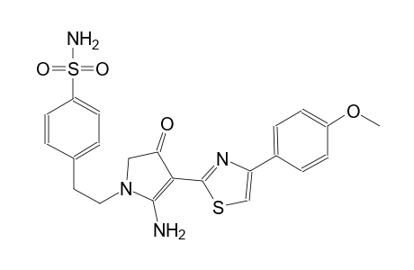 benzenesulfonamide, 4-[2-[5-amino-2,3-dihydro-4-[4-(4-methoxyphenyl)-2-thiazolyl]-3-oxo-1H-pyrrol-1-yl]ethyl]-