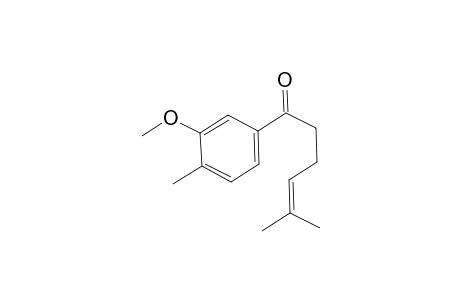 1-(3-Methoxy-4-methylphenyl)-5-methylhex-4-en-1-one