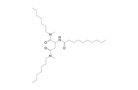 2-Decanoylamino-N1,N4-diheptyl-N1,N4-dimethyl-succinamide
