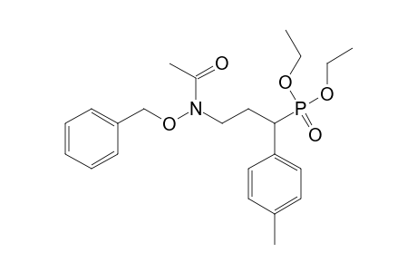DIETHYL-3-(N-(BENZYLOXY)-ACETAMIDO)-1-PARA-TOLYLPROPYLPHOSPHONATE