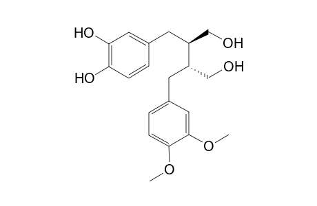 4-[(2R,3R)-3-[(3,4-dimethoxyphenyl)methyl]-2-(hydroxymethyl)-4-oxidanyl-butyl]benzene-1,2-diol